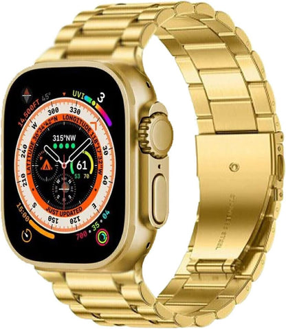 G9 Ultra Pro Smartwatch with Extra Bands - Gold Edition