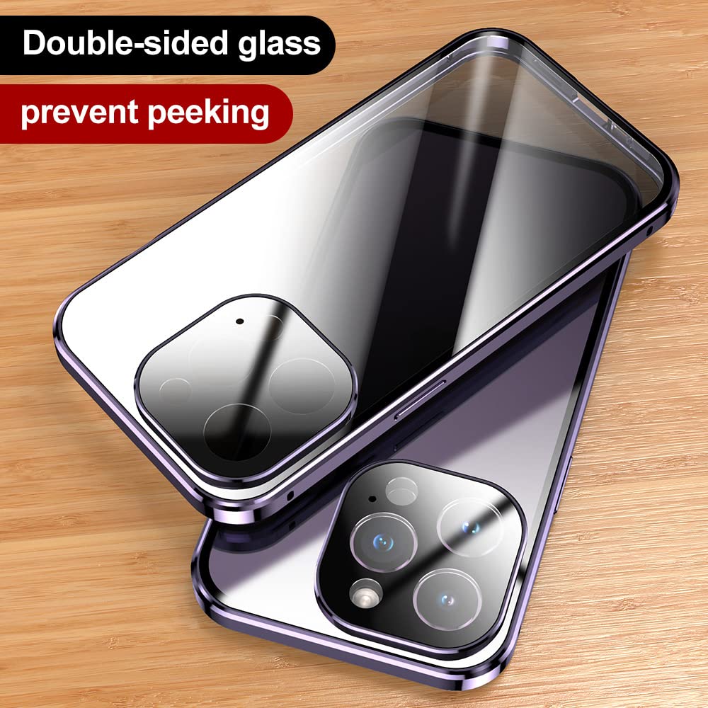 Magnetic Privacy Full-body Case For iPhone And Samsung