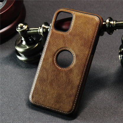 Genuine Leather Back Case for Apple iPhone