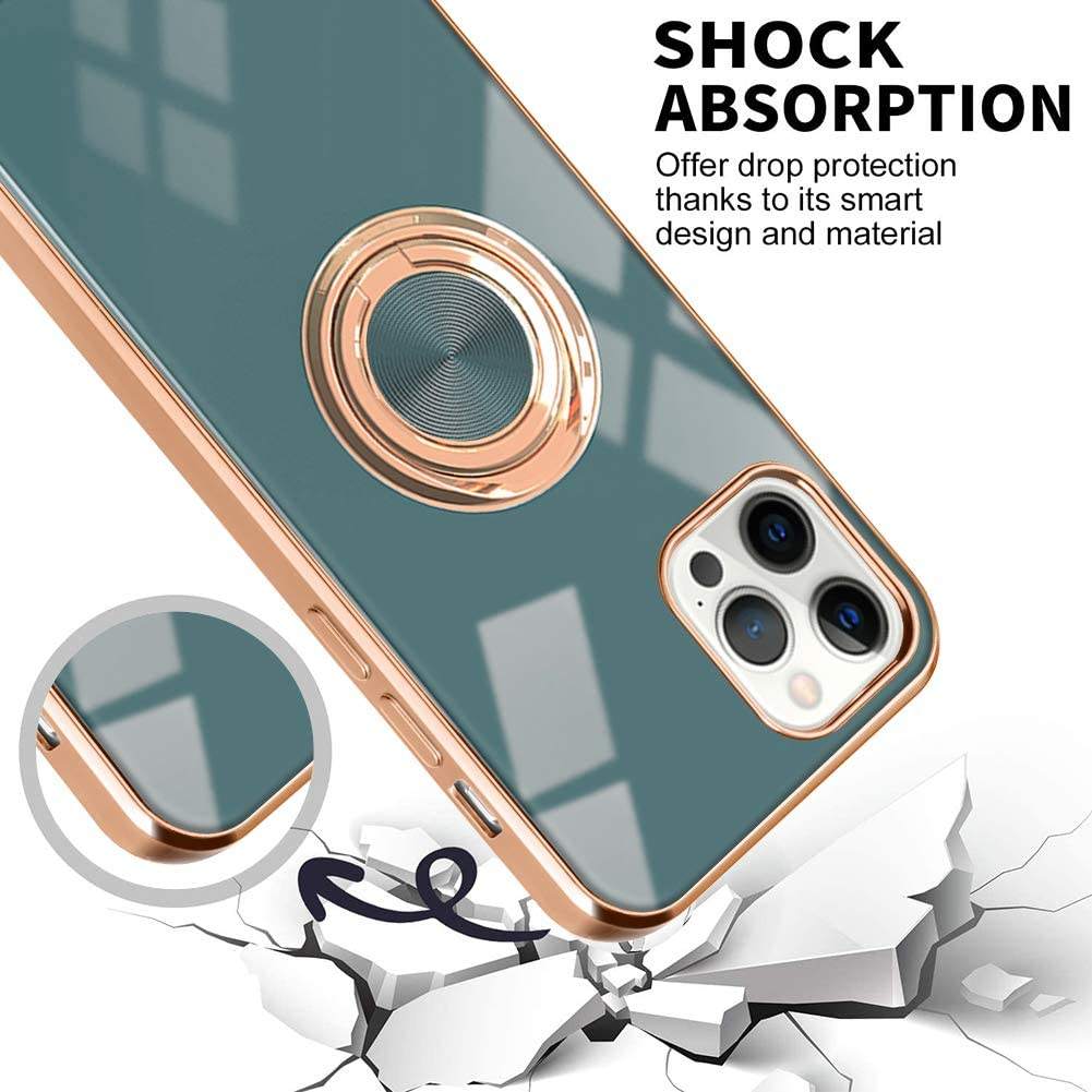 Electroplated Ring Case For Apple iPhone